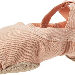 Women's Canvas Ballet Slippers Split Sole Stretch Shoes Pink Size 7
